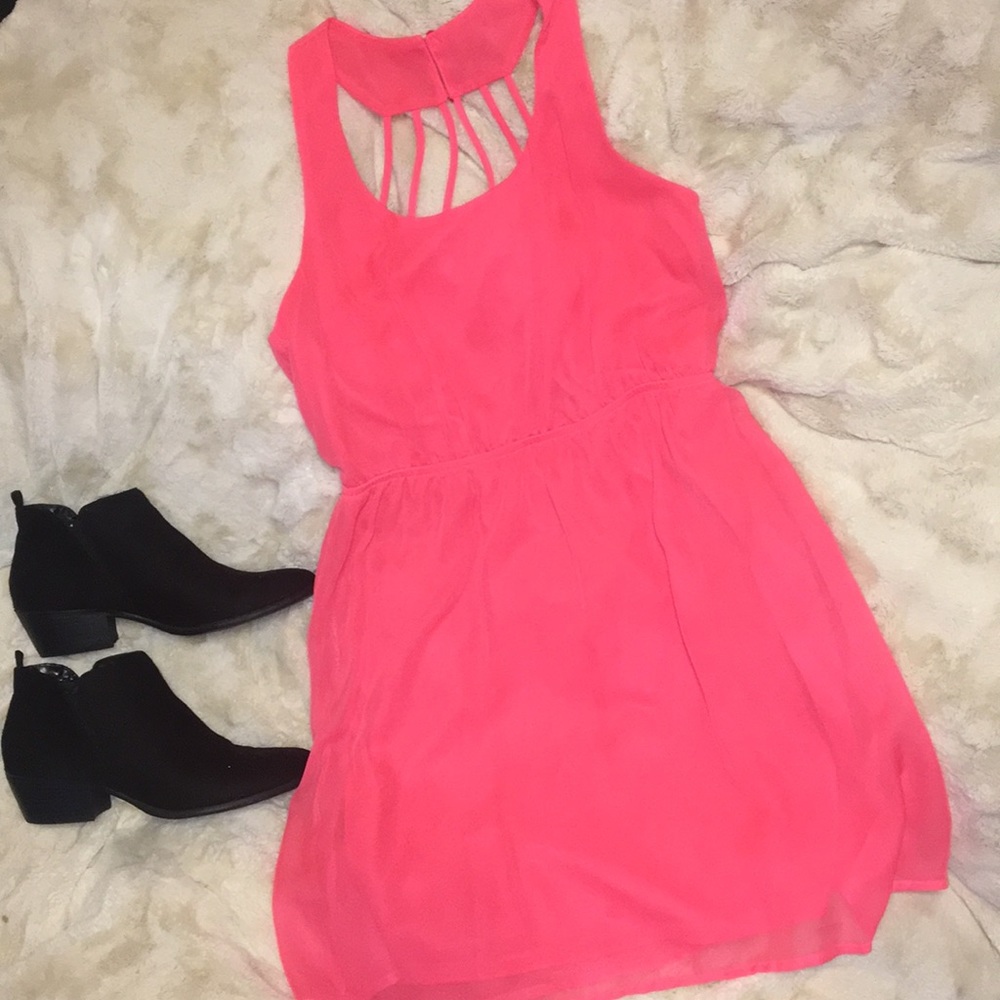 Medium coral dress